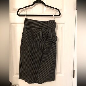 Karen Millen Pinstriped High Rise Skirt